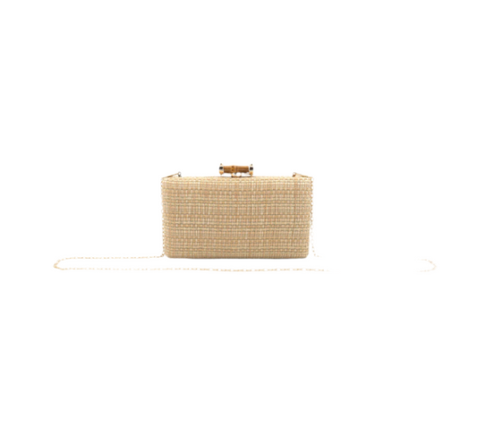 Clutch w/ Bamboo Clasp