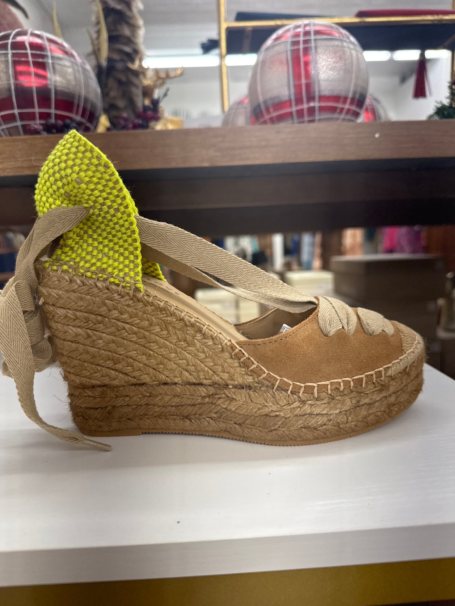 Neon Yellow Espadrilles