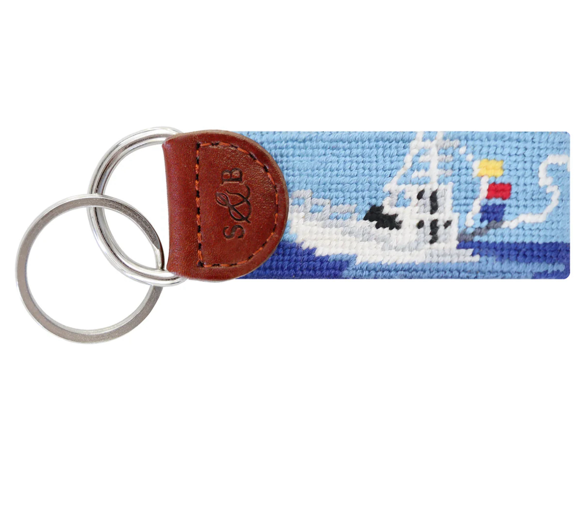 Embroidered Key Fob