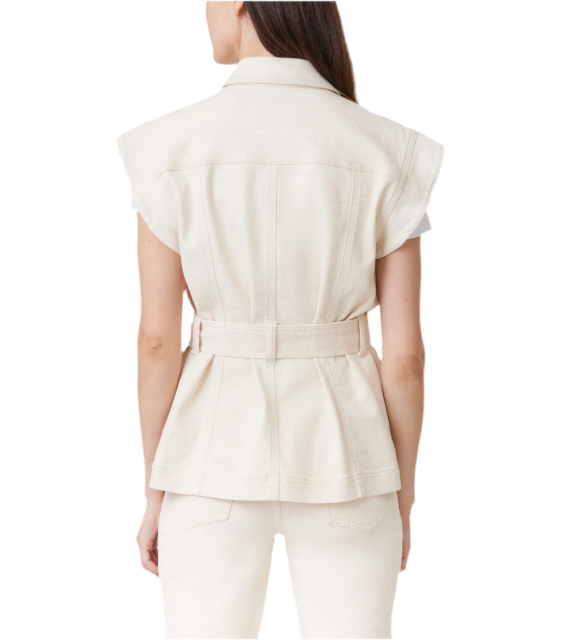 Vest w/ Pleated Pocket