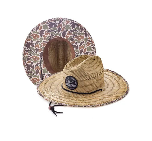 Camo Straw Hat