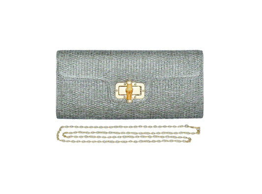 Bamboo Buckle Clutch