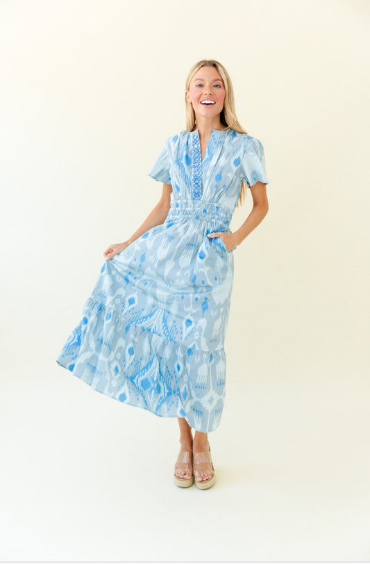 Eloise in Coastal Ikat