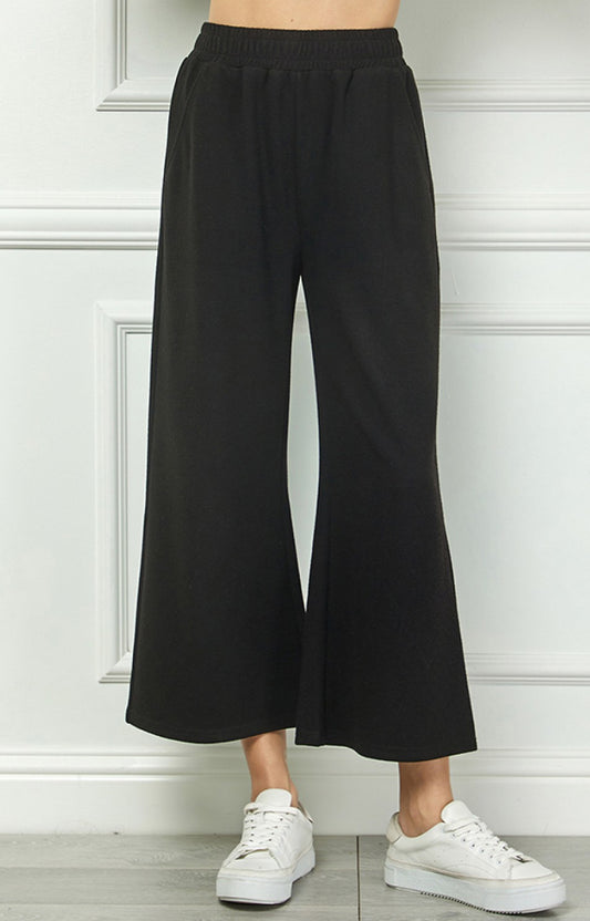 Very Soft Crop Wide Pants