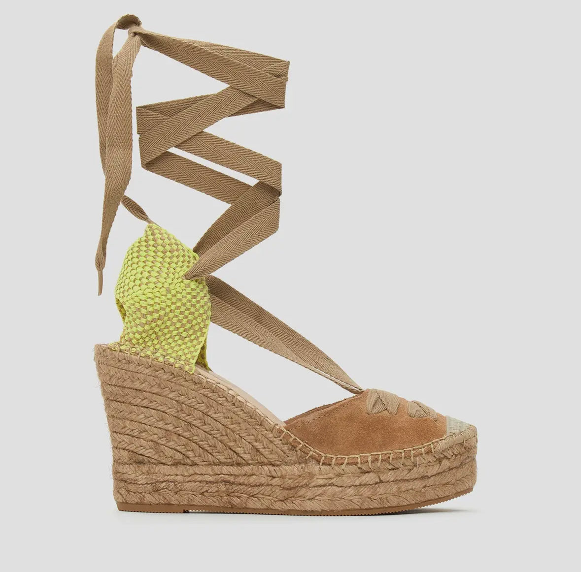 Neon Yellow Espadrilles