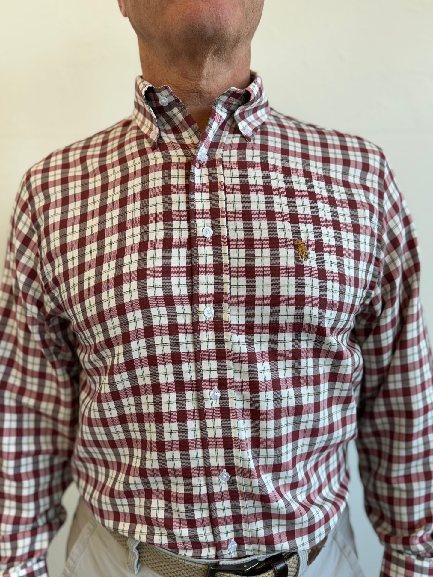 Button Down Wild Turkey Check