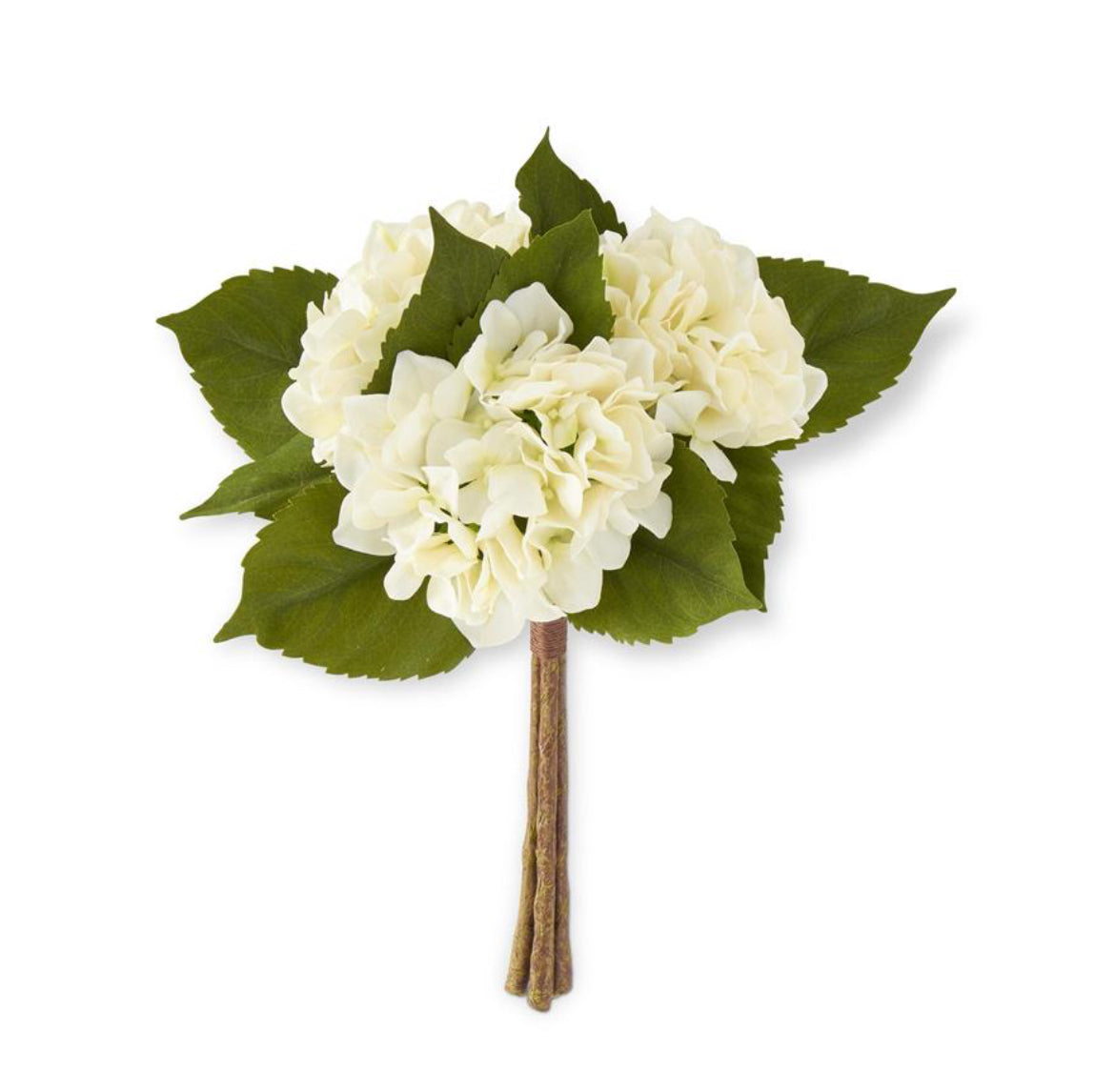 15 inch White Hydrangea