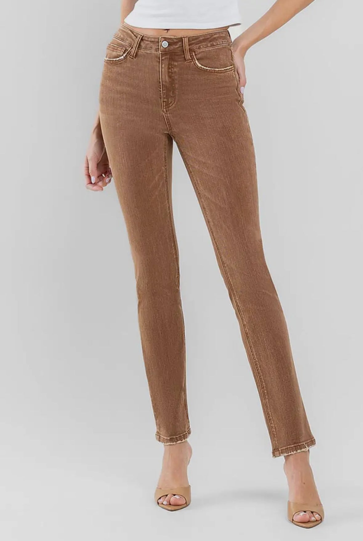 High Rise Slim Straight