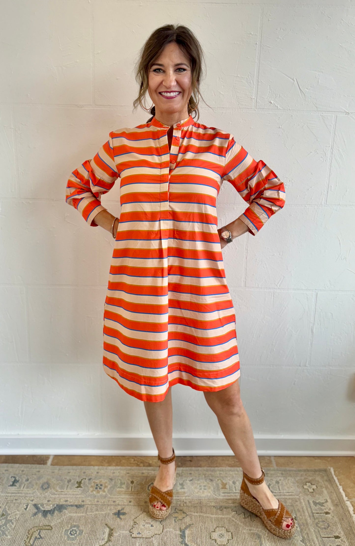 Hidalgo Stripe Milly Dress