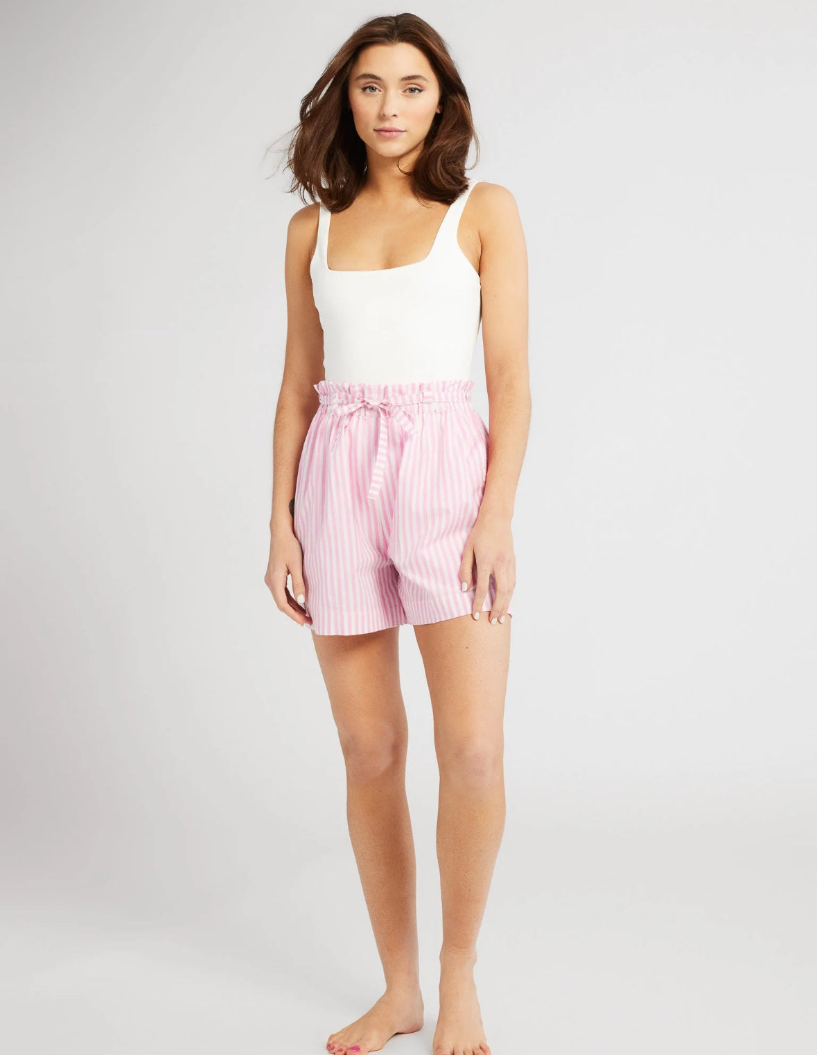 Cary Bubblegum Stripe Short