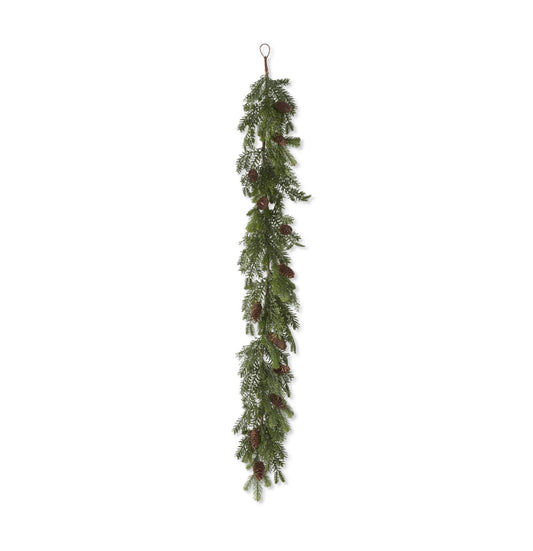 60 In. Cypress Pine Garland w/ Pinecones