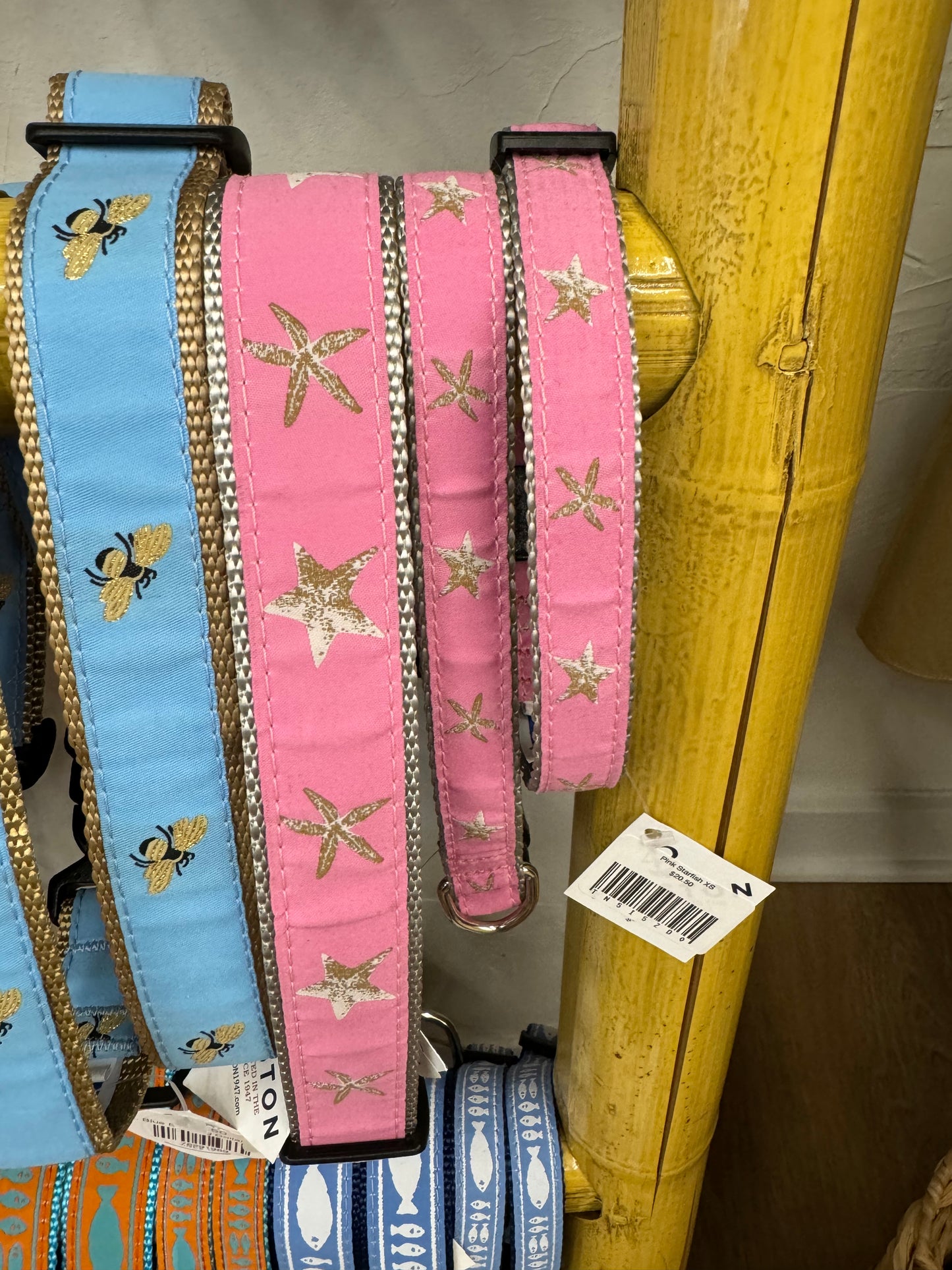 Pink Starfish Dog Collar